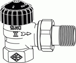 Bild von IMI Hydronic Engineering Thermostat-Ventilunterteil Standard Eck DN 10 (Rp3/8"), Art.Nr. : 2201-01.000