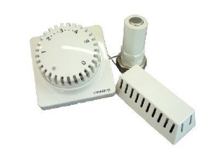 Bild von OVENTROP Thermostat „Uni FH“ 7-28 °C, 0 * 1-5, Fernverstellung, Fernfühler, 2 m, weiß, Art.Nr. : 1012395