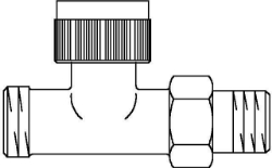 Bild von OVENTROP Thermostatventil „A“ DN 15, PN 10, Durchgang, G ¾ AG x R ½ AG, Art.Nr. : 1181197