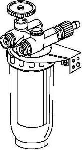 Picture of Oventrop Heizölfilter für Einstrang mit Absperrung und Rücklaufzuführung „Oilpur E A R“ DN 10, G ⅜ IG x G ⅜ AG, Siku-Magnum 25-40 µm - Art.-Nr. 2121871