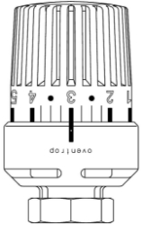 Bild von Oventrop Thermostat „Uni L“ 7-28 °C, 0 * 1-5, Flüssig-Fühler, M 30 x 1,0 - Art.-Nr. 1011401