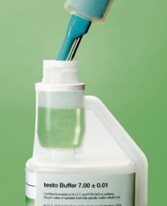 Picture of testo Zubehör - 2er-Set pH Pufferlösung 7,00 in Dosierflasche (250 ml) - 0554 2063