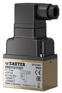 Picture of Sauter Differenzdrucktransmitter 24V AC/DC 0-4bar 4-20mA - Art.-Nr.: DSDI103F021