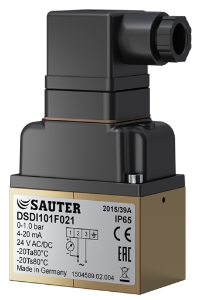Picture of Sauter Differenzdrucktransmitter 24V AC/DC 0-2bar 0-10V - Art.-Nr.: DSDU101F021