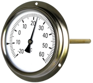 Bild von MAWI Technik AG Temperaturmessgeräte Lüftungsthermometer Einbaulänge 100mm  -20 bis 60°C , Art.Nr. : 30.0000.0003