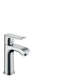 Bild von HANSGROHE Metris  Einhebel-Waschtischmischer 100 mit Zugstangen-Ablaufgarnitur für Handwaschbecken,  31088000