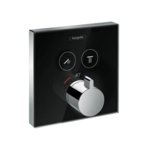 Bild von HANSGROHE ShowerSelect Glas Thermostat Unterputz für 2 Verbraucher,  15738600