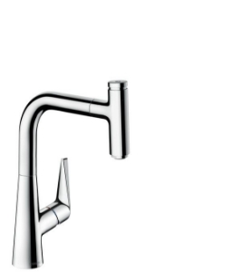 Picture of HANSGROHE Talis Select S Einhebel-Küchenmischer 220 mit Ausziehauslauf,  72822000
