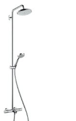 Picture of HANSGROHE Croma 220 Air 1jet Showerpipe Wanne,  27223000