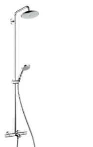 Picture of HANSGROHE Croma 220 Air 1jet Showerpipe Wanne,  27223000