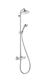 Picture of HANSGROHE Croma 220 Air 1jet Showerpipe EcoSmart 9 l/min,  27188000