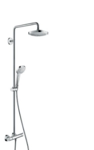 Picture of HANSGROHE Croma Select E 180 2jet Showerpipe,  27256400