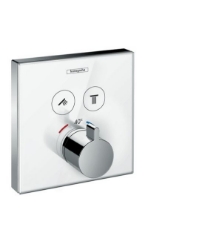 Bild von HANSGROHE ShowerSelect Glas Thermostat Unterputz für 2 Verbraucher,  15738400