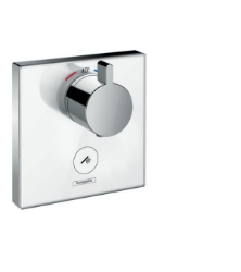 Picture of HANSGROHE ShowerSelect Glas Thermostat Highflow Unterputz für 1 Verbraucher und einen zusätzlichen Abgang,  15735400
