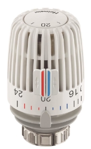 Bild von IMI Hydronic Engineering Thermostat-Köpfe K 6-28°C Einstellskala mit Temperaturwerten mit zwei Sparclips, Art.Nr.: 6000-00.600