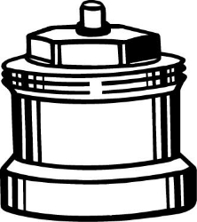 Bild von IMI Hydronic Engineering Spindel-Verlängerung, Kunststoff schwarz, L=30 mm, Art.Nr.: 2002-30.700