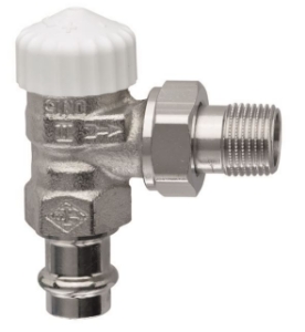 Bild von IMI Hydronic Engineering Thermostat-Ventilunterteil V-exakt II Eck 15 mm DN 15, Art.Nr.: 3717-15.000