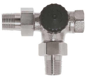 Bild von IMI Hydronic Engineering Thermostat-Dreiwege-Ventilunterteil rechts 1/2" Schraubnippel DN 15, Art.Nr.: 4150-02.000