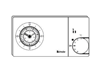 Bild von IMI Hydronic Engineering Thermostat P 230 V, mit analoger Schaltuhr, Art.Nr. : 1932-00.500