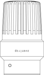 Bild von OVENTROP Thermostat „Uni LHB“ 7-28 °C, * 1-5, Flüssig-Fühler, weiß, Art.Nr. : 1011410