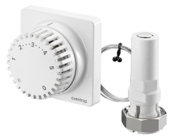 Picture of OVENTROP Thermostat „Uni FD“ 7-28 °C, 0 * 1-5, Fernverstellung 2 m, weiß, Art.Nr. : 1012275