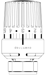 Picture of OVENTROP Sonder-Thermostat „Uni LR“ (Rossweiner) 7-28 °C, 0 * 1-5, Flüssig-Fühler, M 33 x 2,0, Art.Nr. : 1616301