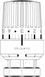 Bild von OVENTROP Sonder-Thermostat „Uni LV“ (Vaillant) 7-28 °C, 0 * 1-5, Flüssig-Fühler, Klemmverbindung, Art.Nr. : 1616001