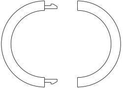Bild von OVENTROP Decoring für Thermostate anthrazit, Set = 5 Stück, Art.Nr. : 1011380