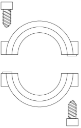Picture of OVENTROP Diebstahlsicherung für „Uni XH / XHM / XHZ / LH / DH“ (Set = 5 Stück), Art.Nr. : 1011766