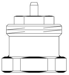 Bild von OVENTROP Verlängerung für „Unibox“ für Thermostatventile, 20 mm, Art.Nr. : 1022698