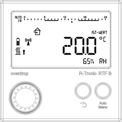 Picture of OVENTROP Funk-Thermostat „R-Tronic RTF B“ mit Feuchteanzeige, batteriebetrieben, Art.Nr. : 1150681