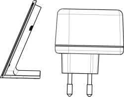 Bild von OVENTROP Steckernetzteil mit Tischständer, für „R-Tronic“, Art.Nr. : 1150694