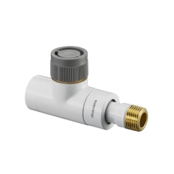 Bild von OVENTROP Thermostatventil "EQ" DN15, Durchgang, weiß, mit "QA" Ventileinsatz, Art.Nr. : 1163662