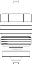 Bild von OVENTROP Ventileinsatz „Baureihe A / RF“ für Ventile M 30 x 1,5 ab Baujahr 2013, kv = 1,00 - 1,10, Art.Nr. : 1187049