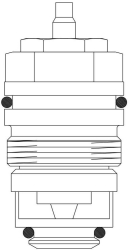 Bild von OVENTROP Ventileinsatz für „Baureihe PTB“ und „Cocon 2TZ“ DN 15, kvs 0,45, Art.Nr. : 1186052