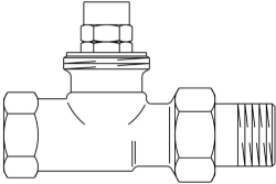 Picture of OVENTROP Rücklauftemperaturbegrenzer DN 15, PN10, Rücklauf-Durchgangsventil, Art.Nr. : 1024464
