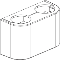 Picture of OVENTROP Design-Abdeckung für ZB-Verschraubungen Durchgang- und Winkelform, weiß, Art.Nr. : 1015896