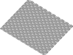 Picture of OVENTROP Noppenplatte NP-R für „Cofloor“ System Noppenplatte NP-R 1,0 x 1,0 m, ohne Wärmedämmung für Dünnschichtsystem, Art.Nr. : 1402010