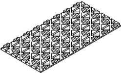 Picture of OVENTROP Trockenbaulement für „Cofloor“ System Trockenbau 1000 x 500 x 25 mm aus EPS, WLG 035, Art.Nr. : 1402800