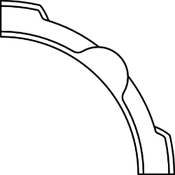 Bild von OVENTROP Rohrführungsbogen aus Kunststoff, für Rohre 14, 16 und 17 mm, Set = 10 Stück, Art.Nr. : 1409085