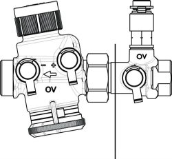 Bild von OVENTROP Regulierventil „Cocon QTZ“ mit Messblende DN15, 150-700 l/h, Art.Nr. : 1144964