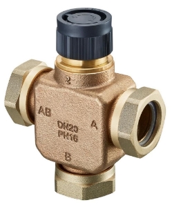 Bild von OVENTROP Dreiwege-Verteil- und Mischventil „Tri-CTR“ DN 40, PN 16, mit ÜM, Rotguss, Art.Nr. : 1131212 - Nachfolgeprodukt 1131312