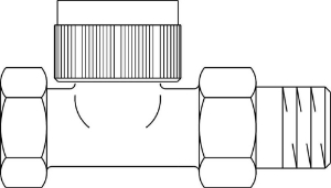 Bild von OVENTROP Ventil für Kühlwasser „KTB“ DN 15, PN10, Durchgang, Art.Nr. : 1141804