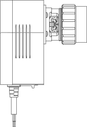 Picture of OVENTROP Elektromotorischer Stellantrieb „Aktor M“ „ST/2P/3P L“, 24 V, für „Cocon QTR/QFC“ DN40/50, mit Adapter, Art.Nr. : 1158010