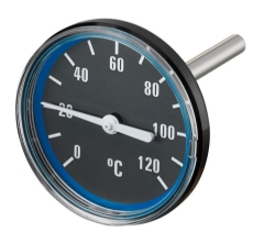 Bild von OVENTROP Thermometer für „Regumat“ und „Regusol“ DN 20, blau, Art.Nr. : 1351701