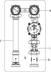 Picture of OVENTROP Kesselanbindesystem „Regumat S-180“ DN 32 ohne Pumpe, mit PKH, Universalisolierung, Art.Nr. : 1355075