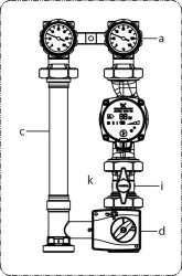 Bild von OVENTROP Kesselanbindesystem „Regumat M3-180“ DN 32 ohne Pumpe, mit PKH, Universalisolierung, Art.Nr. : 1355275