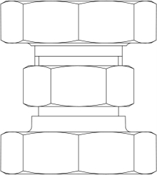 Bild von OVENTROP Anschlussverschraubung für „Regumat-RTA“ unter Verteiler, 2 x G 1 1/2 IG, Art.Nr. : 1351655