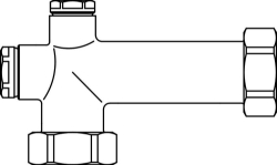 Bild von OVENTROP Anschlusswinkel für Kesselverrohrung 2 x ÜM G 1, lang, Art.Nr. : 1359042