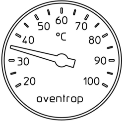 Bild von OVENTROP Zeigerthermometer (Bimetall) NG 50, Art.Nr. : 4205591